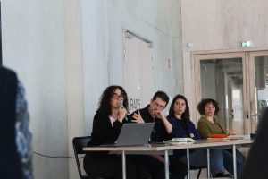 Sara Estanguet, Guillaume Nicolas, Caroline Albinet et Alessandra Miglio