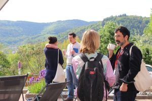 Pause café à la maison du Kleebach